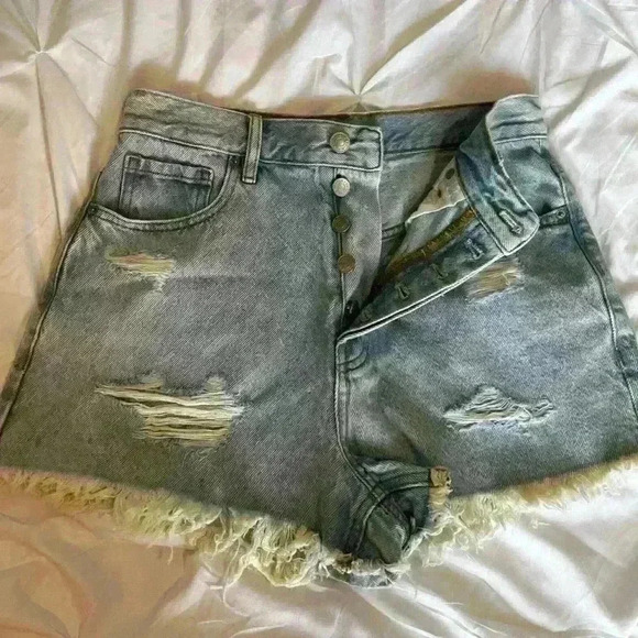 Pacsun Vintage Highrise Jean Shorts - Picture 1 of 5